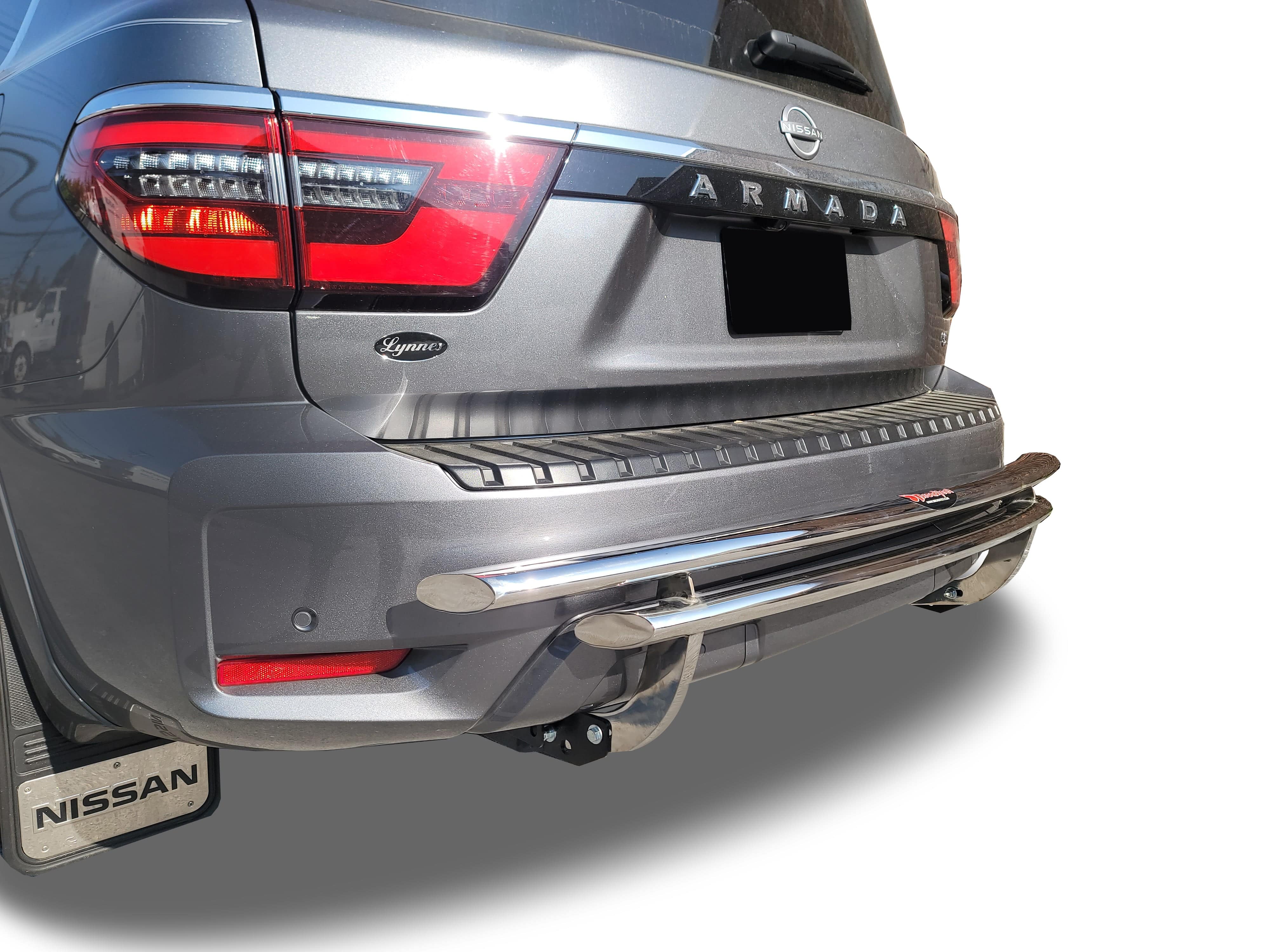 Rear Bumper Guard For Suv fits Nissan Armada 2017-2023 Rear Double Layer (DL2) Bumper Guard