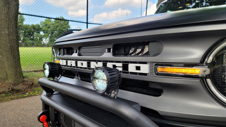 Front Steel Bumper Replacement- TrailFX BR001T fits Ford Bronco 2021-2025 - Broadfeet