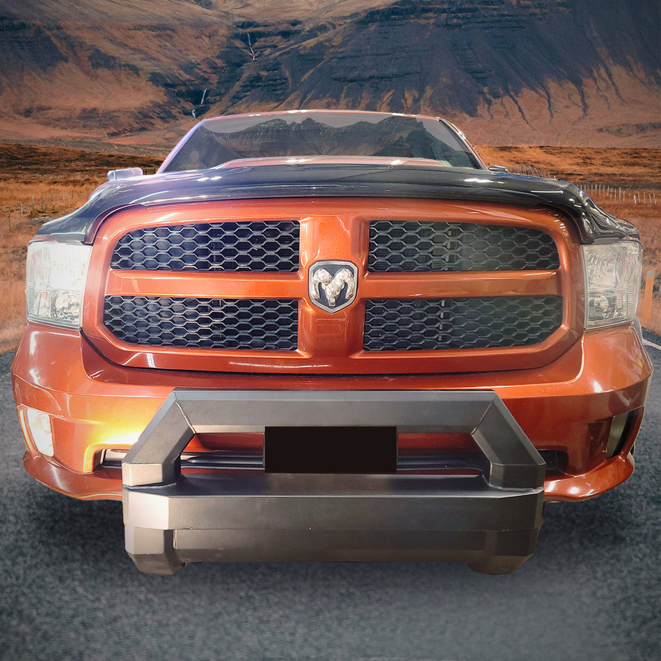 Front Bull Bar with Skid Plate (HEX PRO) Bumper Guard fits Ram 1500 *Classic* 2009-2022 - Broadfeet