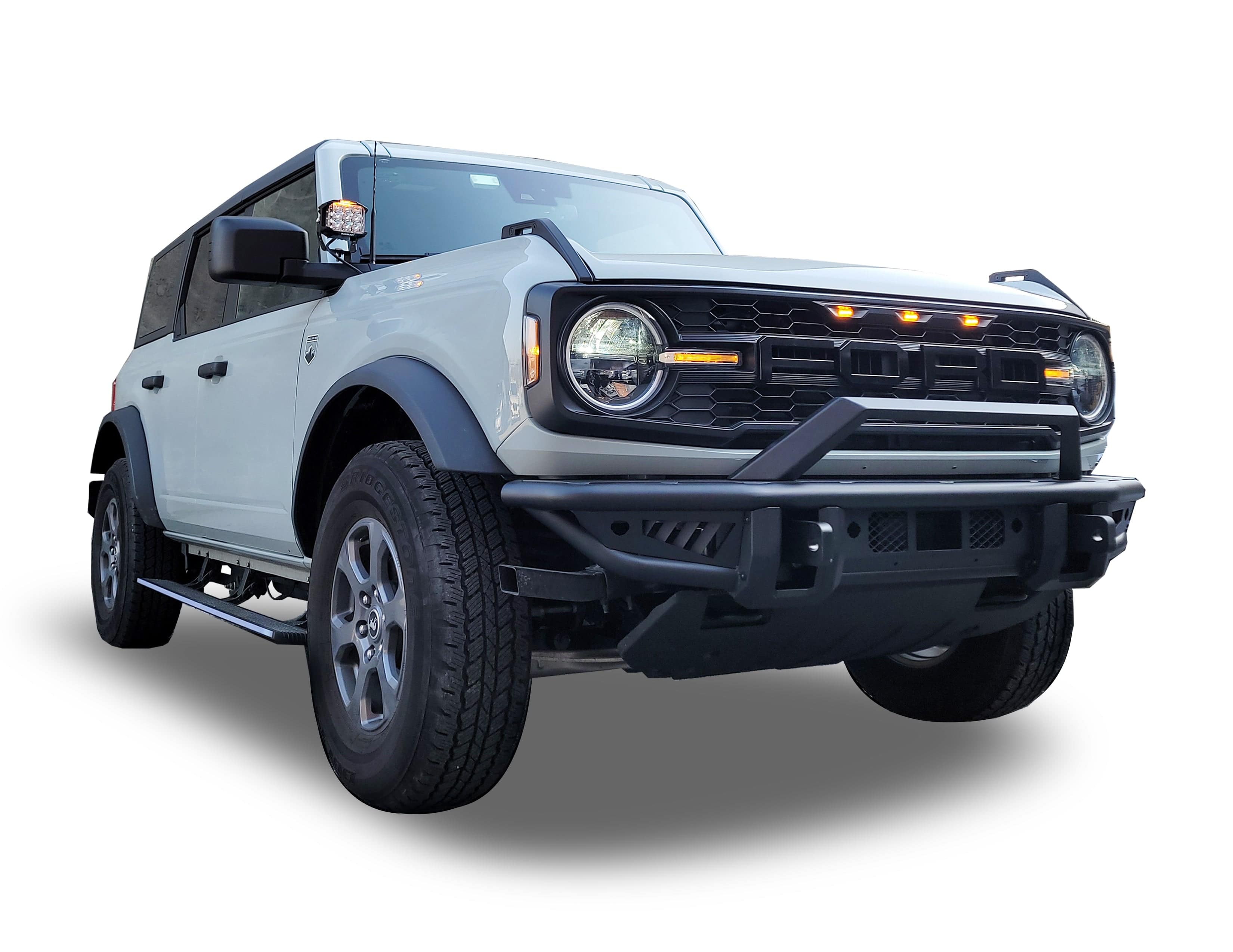 Front Steel Bumper Replacement fits Ford Bronco 2021-2024 - Broadfeet