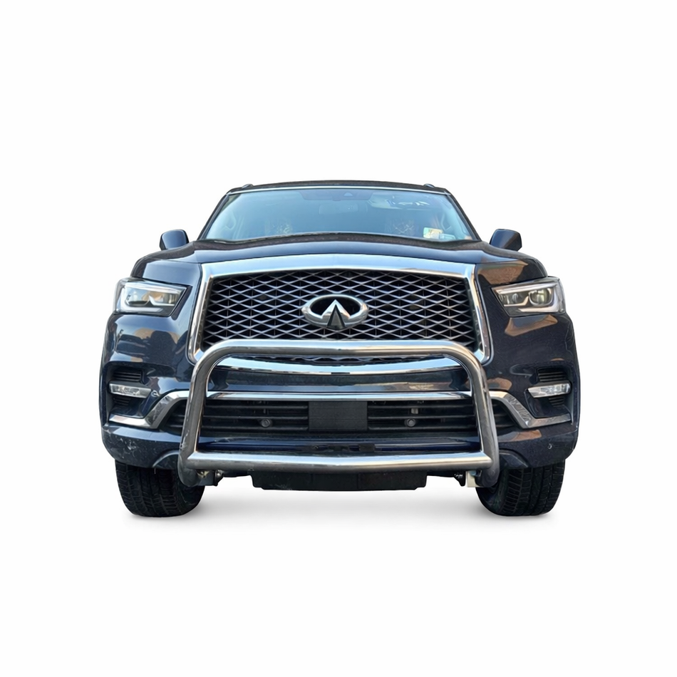 Front A-Bar/ Nudge Bar (DC9) Bumper Guard for Infiniti QX80 2019-2024 - Broadfeet