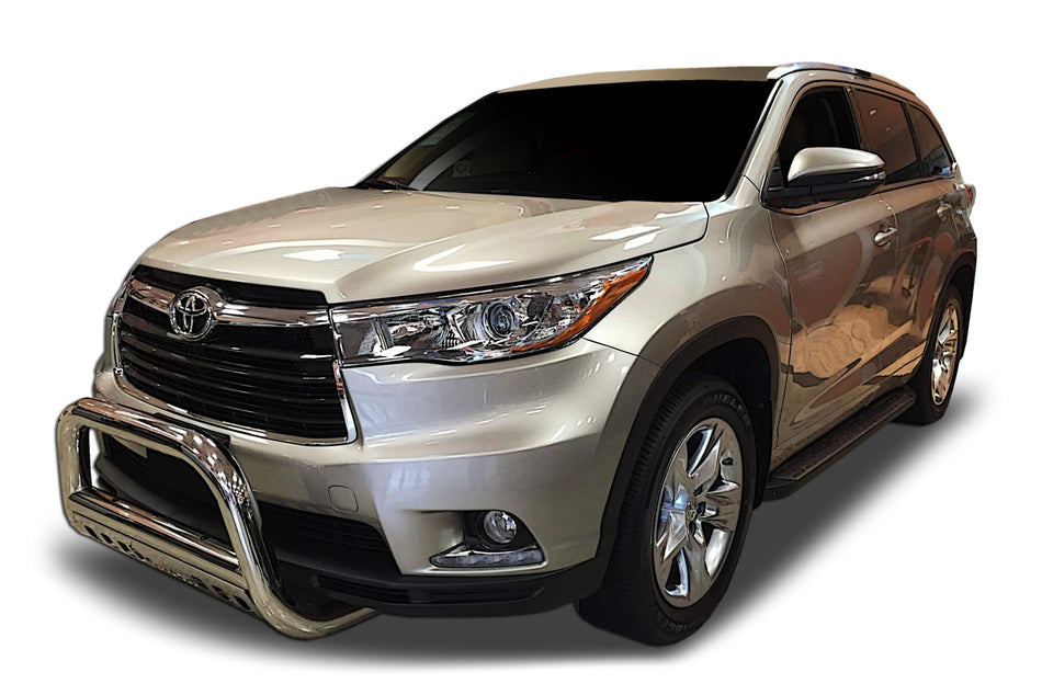 Front Bull Bar with Skid Plate Bumper Guard (DW1) fits 2014-2019 Toyota Highlander