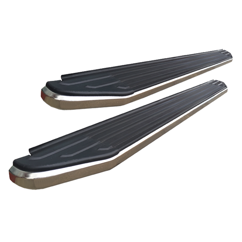Broadfeet R11 Black Top Chrome Edge (BT) Running Board Official Thumbnail Image (800px by 800px) Square