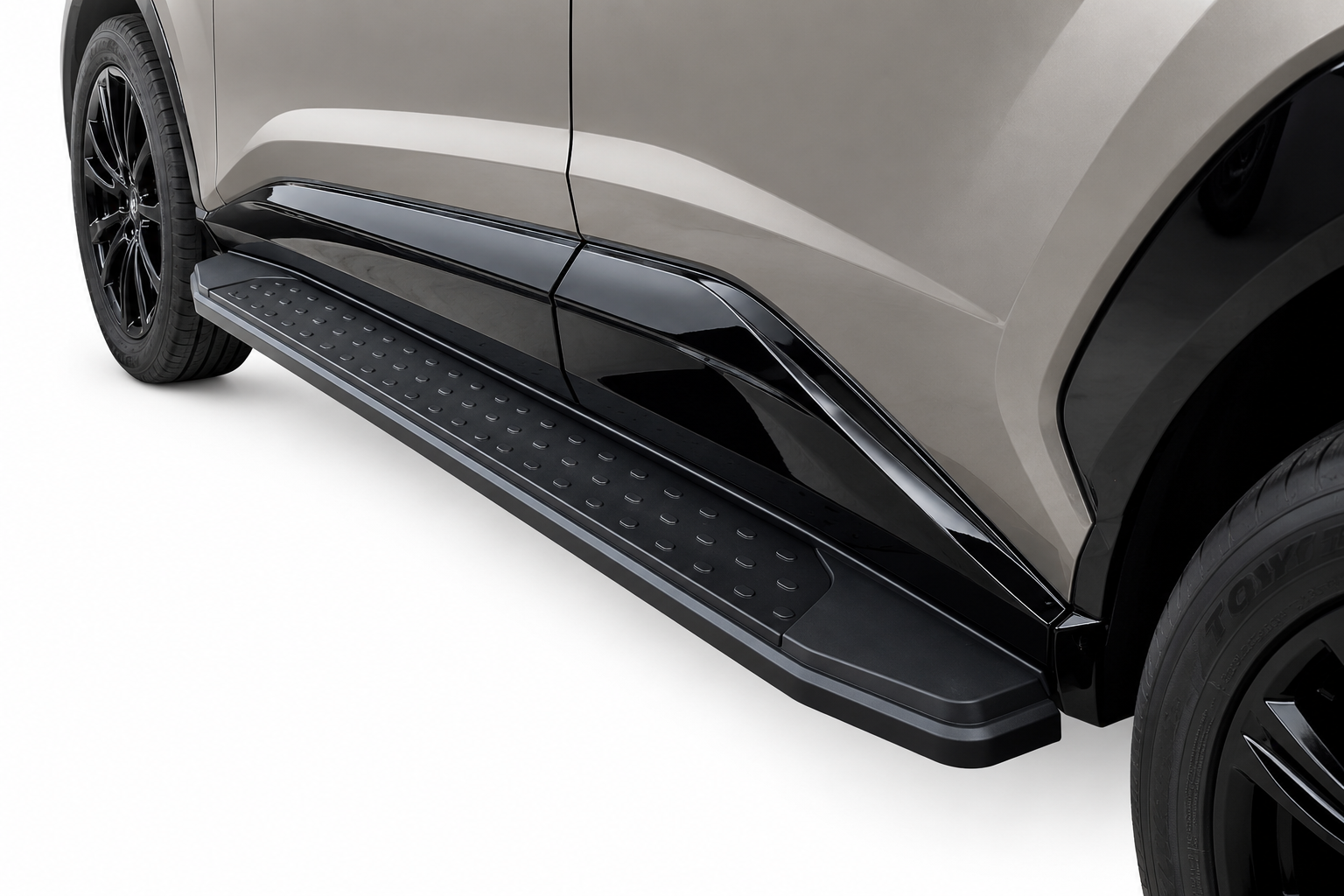 Running Boards R22 Series fits 2026+ Toyota Rav4 Chrome and Black Finish - Broadfeet