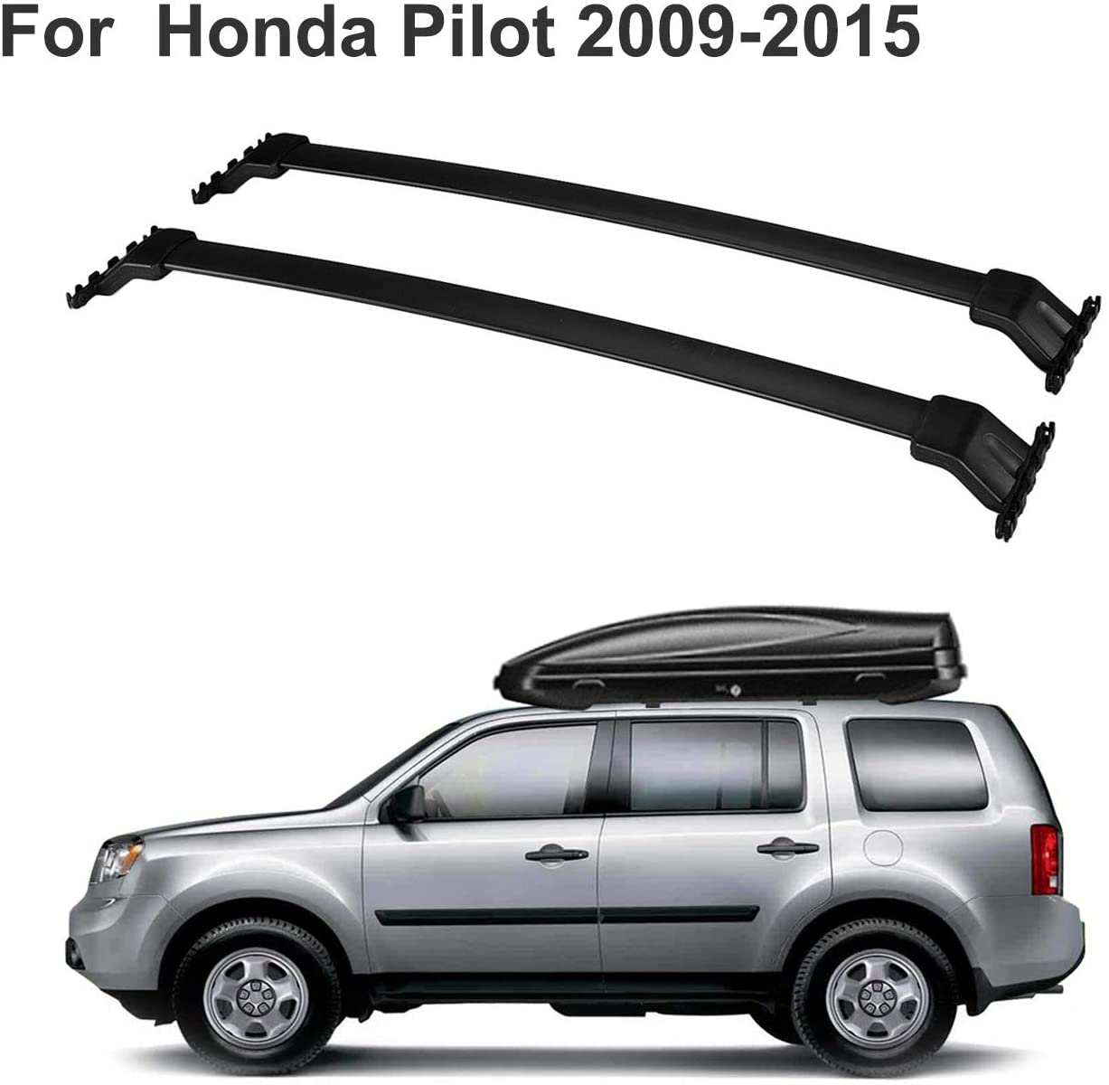 Top Roof Rack Cross Bars (CB290B) fits Honda Pilot 2009-2015 - Broadfeet