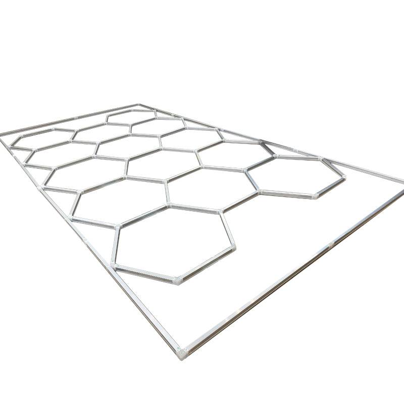 14 Hexagon White LED Light for Ceiling Display - 8ft by 16ft