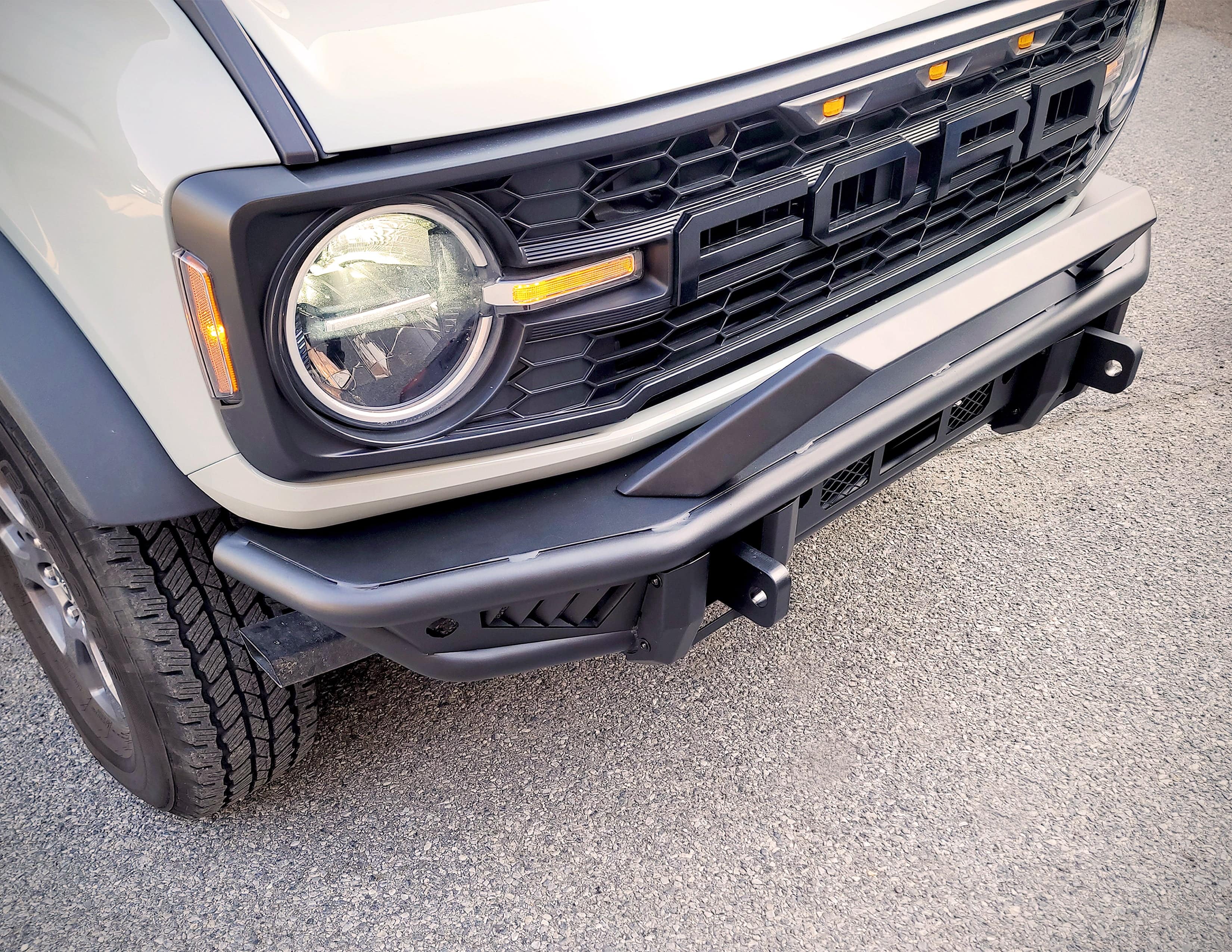 Front Steel Bumper Replacement fits Ford Bronco 2021-2024 - Broadfeet