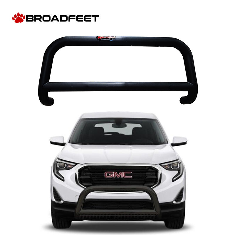Front A-Bar / Nudge Bar Bumper Guard (DC6) fits GMC Terrain 2018-2025 & Chevrolet Equinox 2018-2025 & Chevrolet Trailblazer 2024-2025 & Chevrolet Trax 2015-2025 in Stainless Steel - Broadfeet