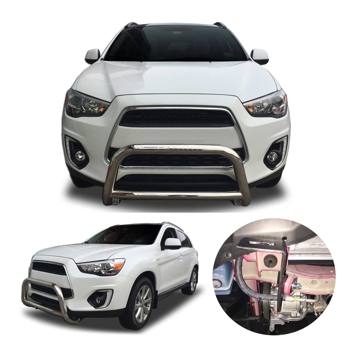 Front A-Bar / Nudge Bar (DC2) Bumper Guard fits Mitsubishi Outlander Sport 2011-2021 - Broadfeet