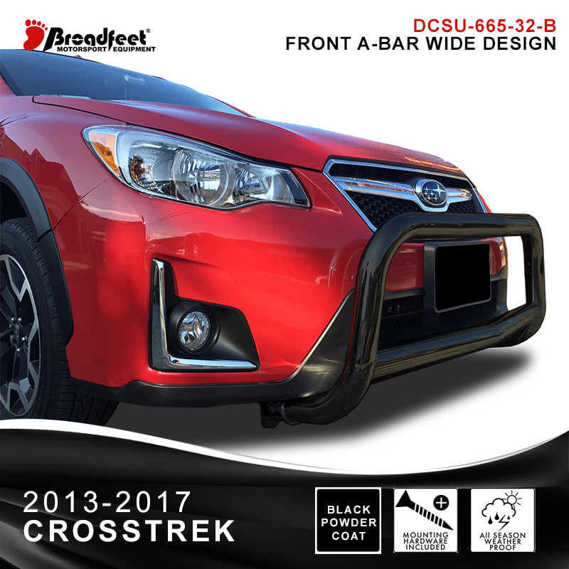Front A-Bar / Nudge Bar Bumper Guard (DC6) fits Subaru Crosstrek 2013-2017 in Stainless Steel - Broadfeet