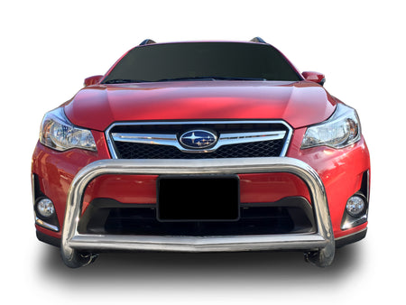 Front A-Bar / Nudge Bar Bumper Guard (DC6) fits Subaru Crosstrek 2013-2017 in Stainless Steel - Broadfeet