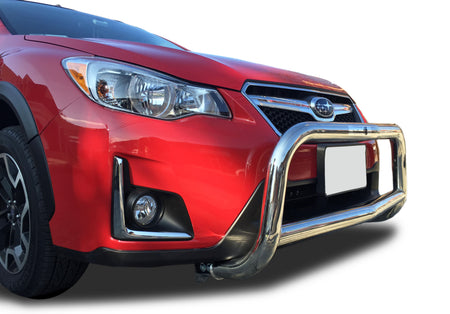 Front A-Bar / Nudge Bar Bumper Guard (DC6) fits Subaru Crosstrek 2013-2017 in Stainless Steel - Broadfeet