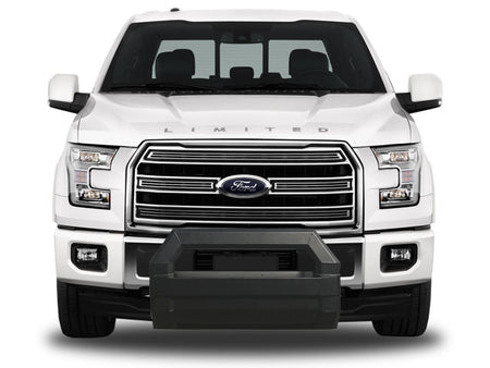 Front Bull Bar with Skid Plate (HEX PRO) Steel Bumper fits Ford F-150 2015-2020 - Broadfeet