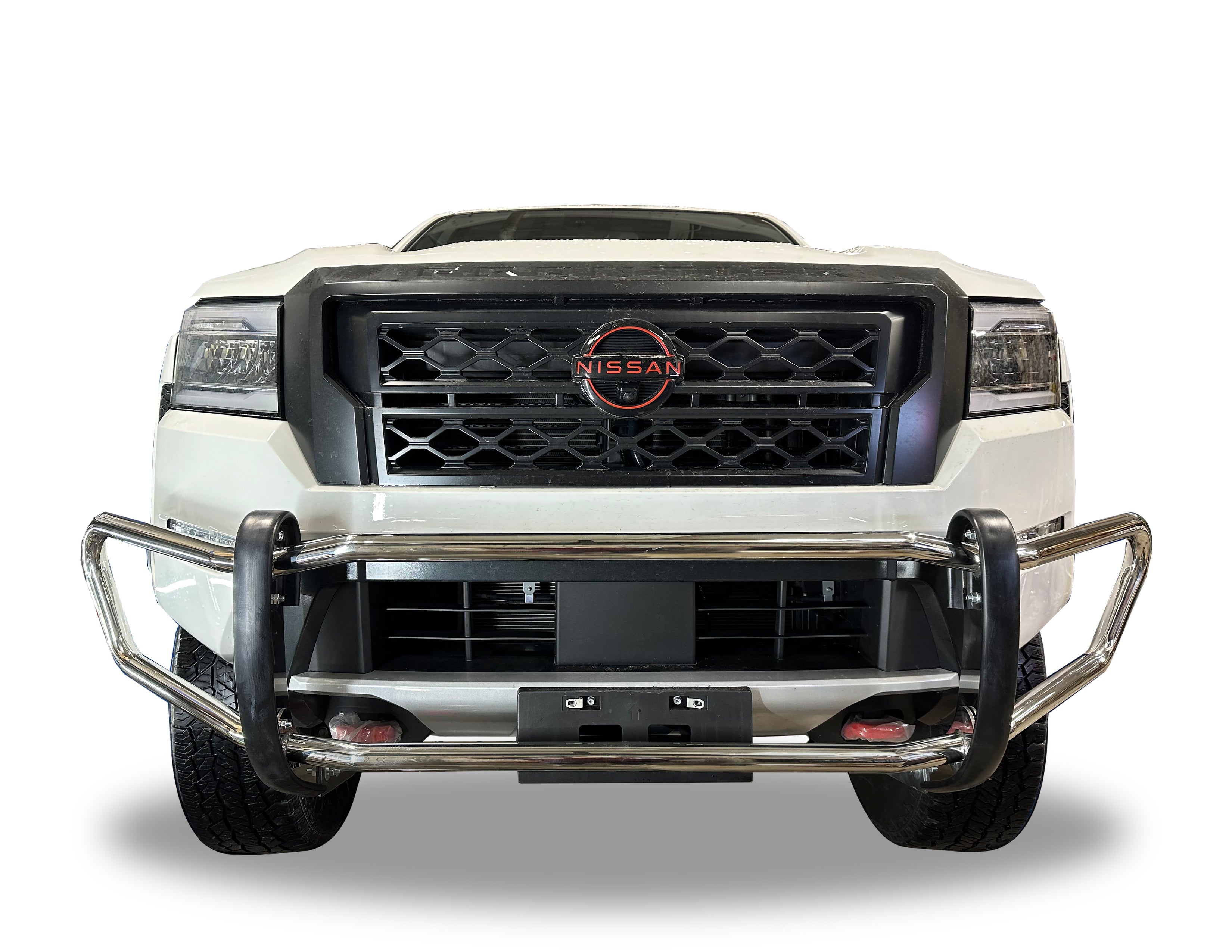 Front Bumper Protector For Trucks fits Nissan Frontier 2022-2024 Front Bull Bar with Skid Plate
