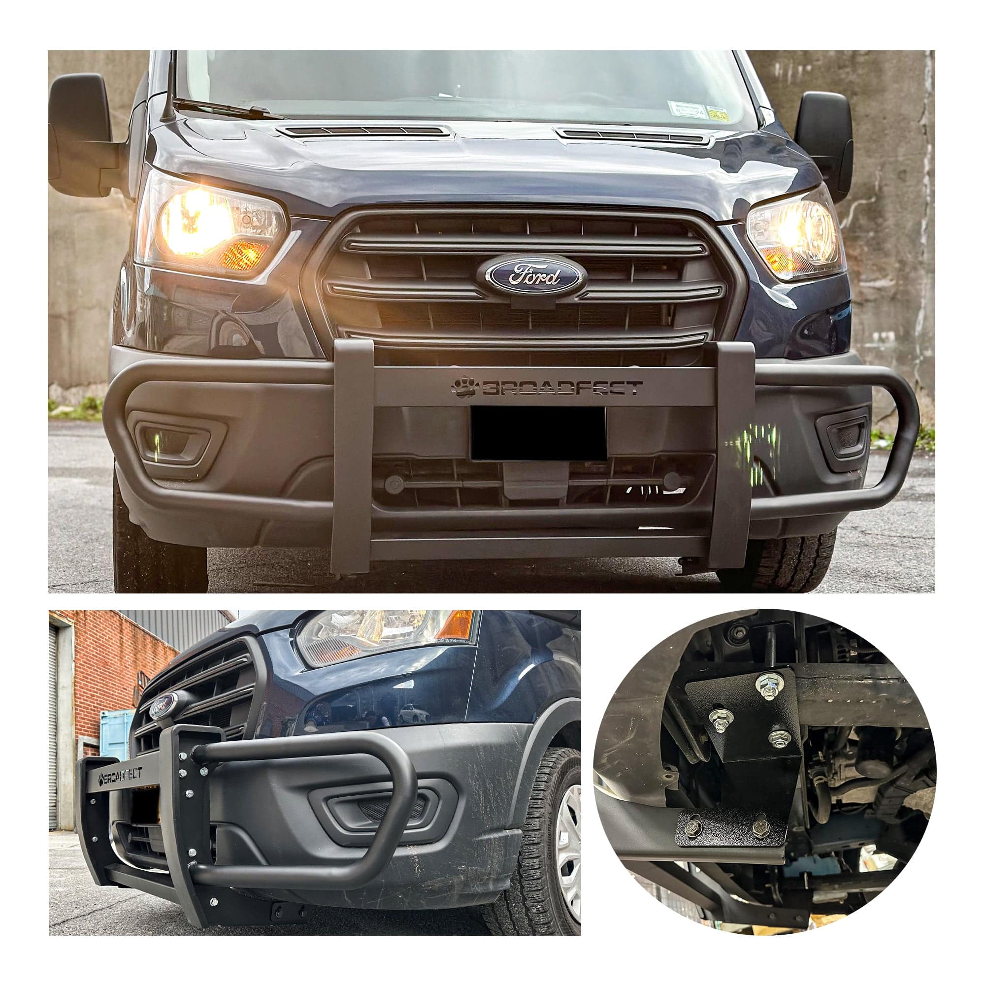 Black Grille Guard/Brush Guard For 2002-2005 Ford Explorer 4-Door - Steel, Powder-Coated