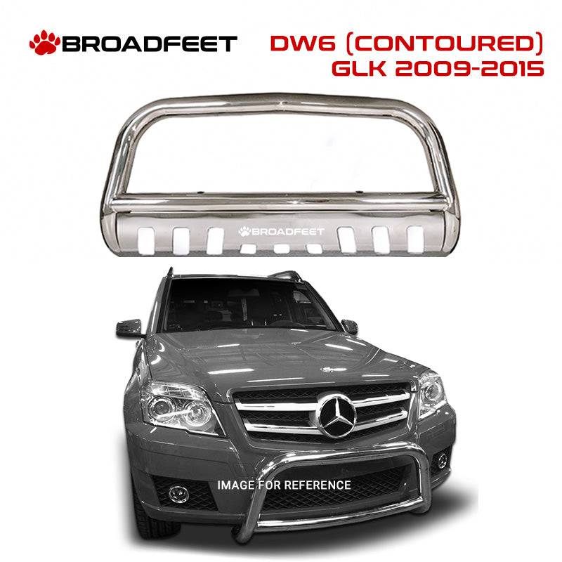 Front Bull Bar with Skid Plate (DW6) Bumper Guard fits Mercedes Benz GLK 2009-2015 - Broadfeet