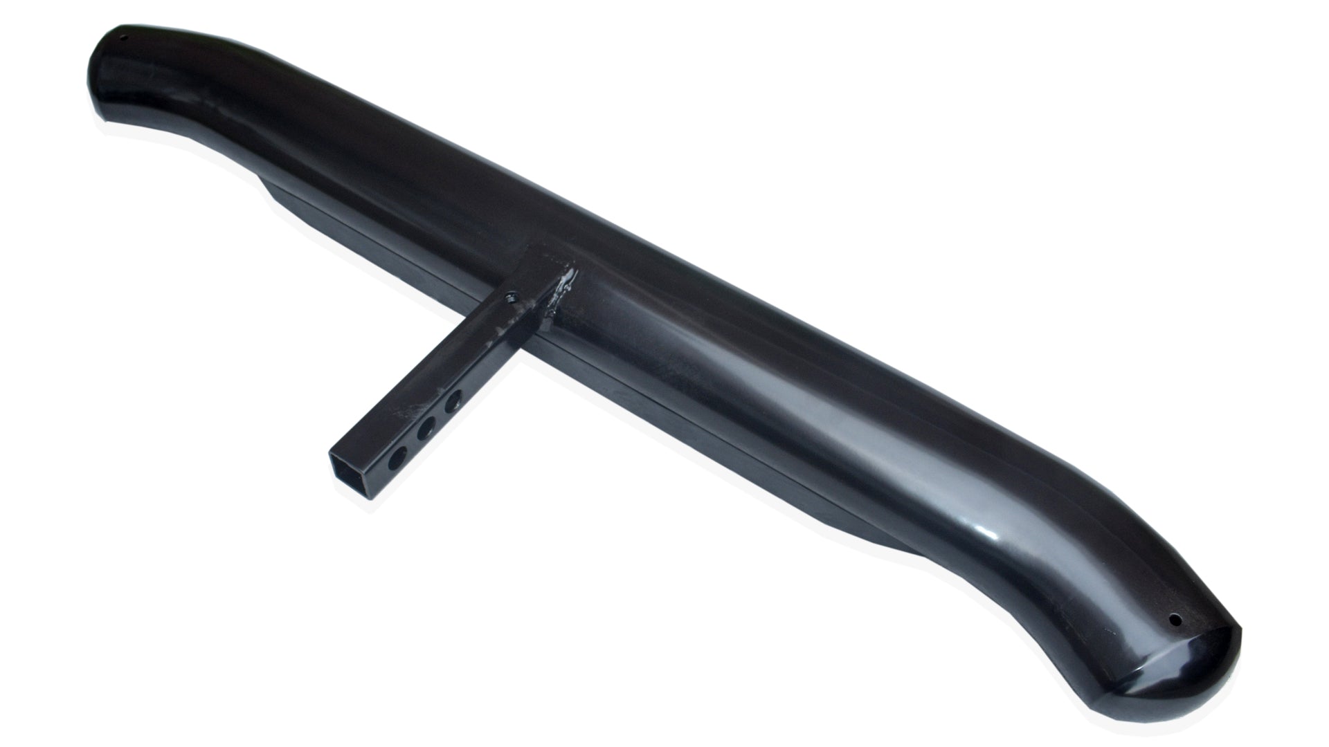 1 1/4" Hitch Receiver - Hitch Step: (HS1106 BLACK): 36" Length x 4" Oval Tubular - Classic Desig... - Broadfeet