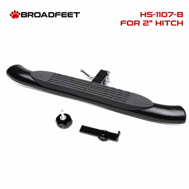 2" Hitch Receiver Accessories - 4" Oval (Classic) Hitch Step - Broadfeet