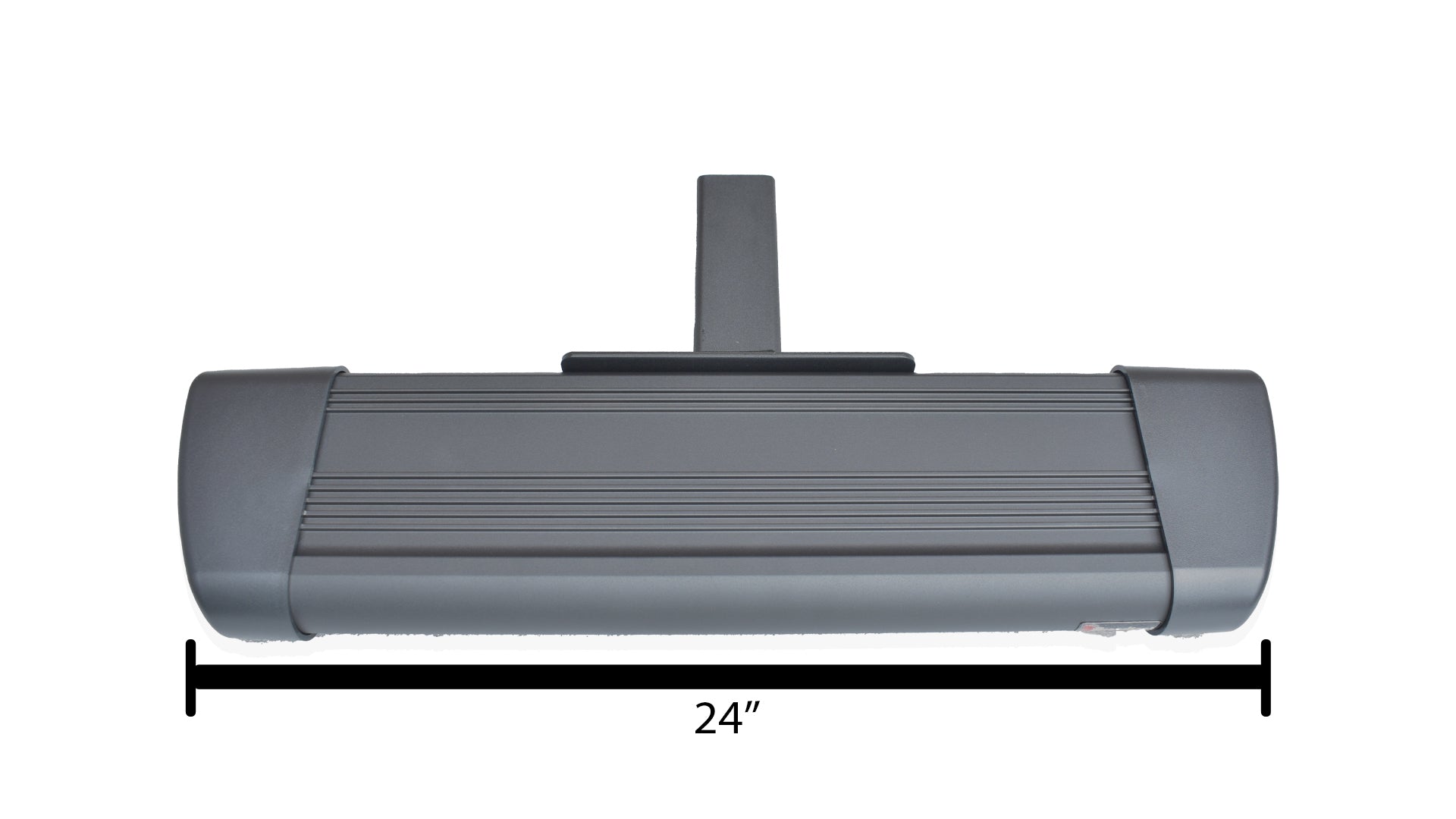 2" Hitch Receiver - Hitch Step: (HS-R66-24): 24" Length - R66 Series Black Finish, Made from Ext... - Broadfeet