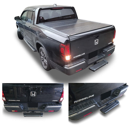 Tonneau Cover - BAKFlip G2 - Hard Top (2 Folds / 3 Panels) fits Honda Ridgeline 2017-2023 - Broadfeet