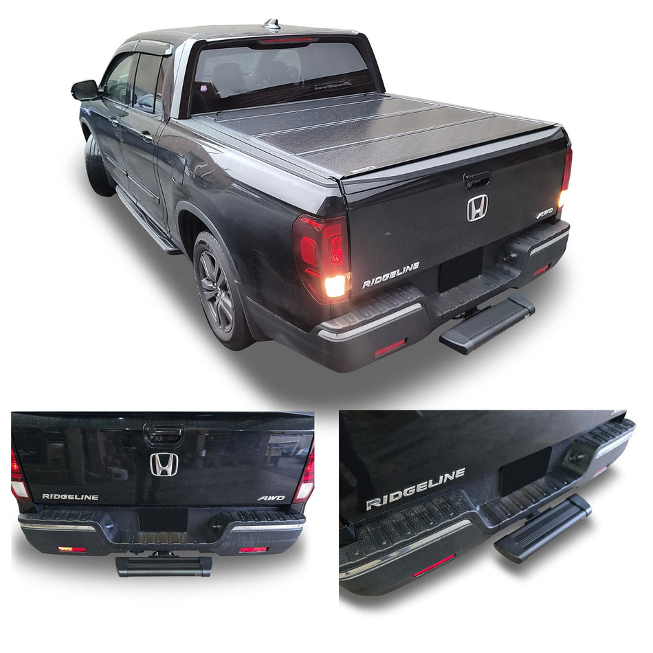 featuring Pick_Up Truck with Broadfeet R66 Hitch Step Extruded Aluminum Heavy Duty 24" 24 inches Step Bar Access Step Honda Ridgeline for Class 3 2" Hitch Receiver