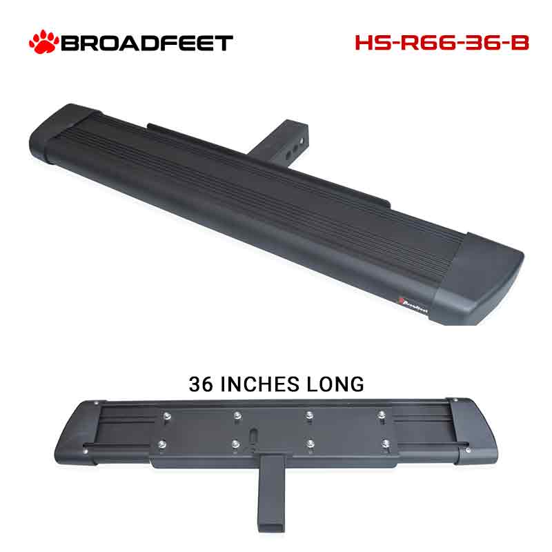2" Hitch Receiver Accessories - R66 Series 36" Hitch Step - Broadfeet