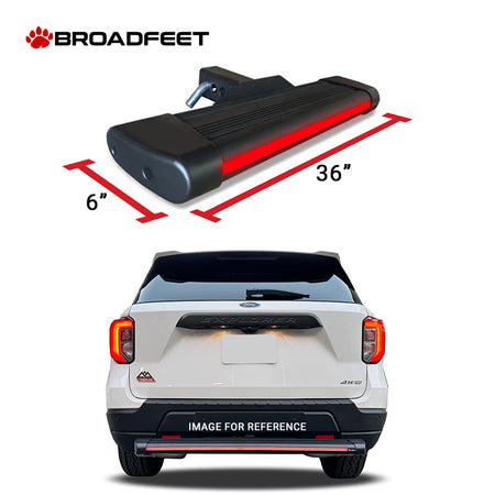 2" Hitch Receiver Accessories - R66 Series 36" Hitch Step - Broadfeet