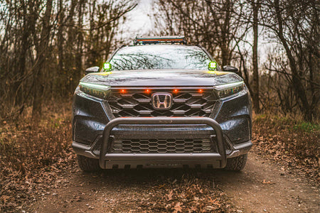 Front Bull Bar with Skid Plate (DW8) Straight Style Bumper Guard fits Honda CR-V 2023-2025 - Broadfeet