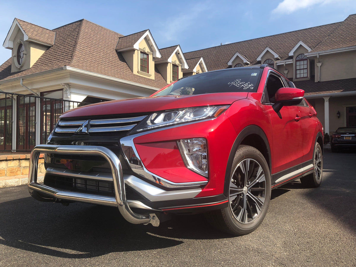 Broadfeet Mitsubishi Eclipse Cross Front Bumper Guard A-Bar Nudge Bar Push Bar Crash Bar in T-304 Stainless Steel