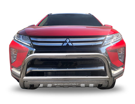 Front Bull Bar with Skid Plate (DW6) Bumper Guard fits Mitsubishi Eclipse Cross 2018-2025 - Broadfeet