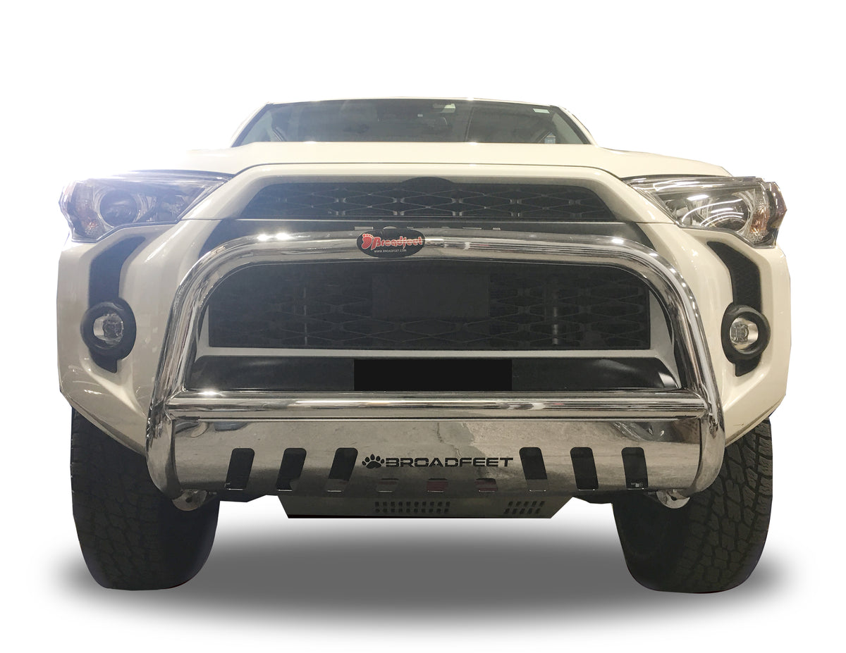 Front Bull Bar with Skid Plate (DW6) Bumper Guard fits Toyota 4Runner 2010-2024 - Broadfeet