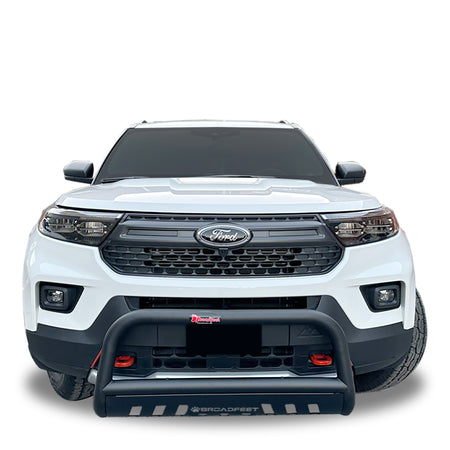 Front Bull Bar with Skid Plate (DW6) Bumper Guard fits Ford Explorer *Timberline* 2021-2025 - Broadfeet