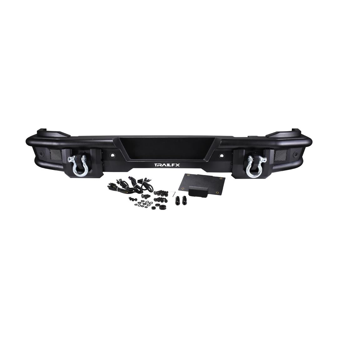 Rear Steel Bumper Replacement- TrailFX BR004T fits Ford Bronco 2021-2025 - Broadfeet
