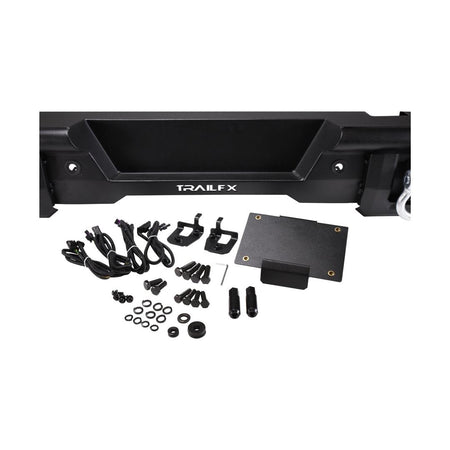 Rear Steel Bumper Replacement- TrailFX BR004T fits Ford Bronco 2021-2025 - Broadfeet
