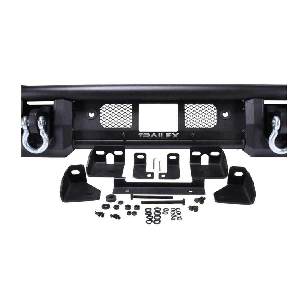 Front Steel Bumper Replacement- TrailFX BR001T fits Ford Bronco 2021-2025 - Broadfeet