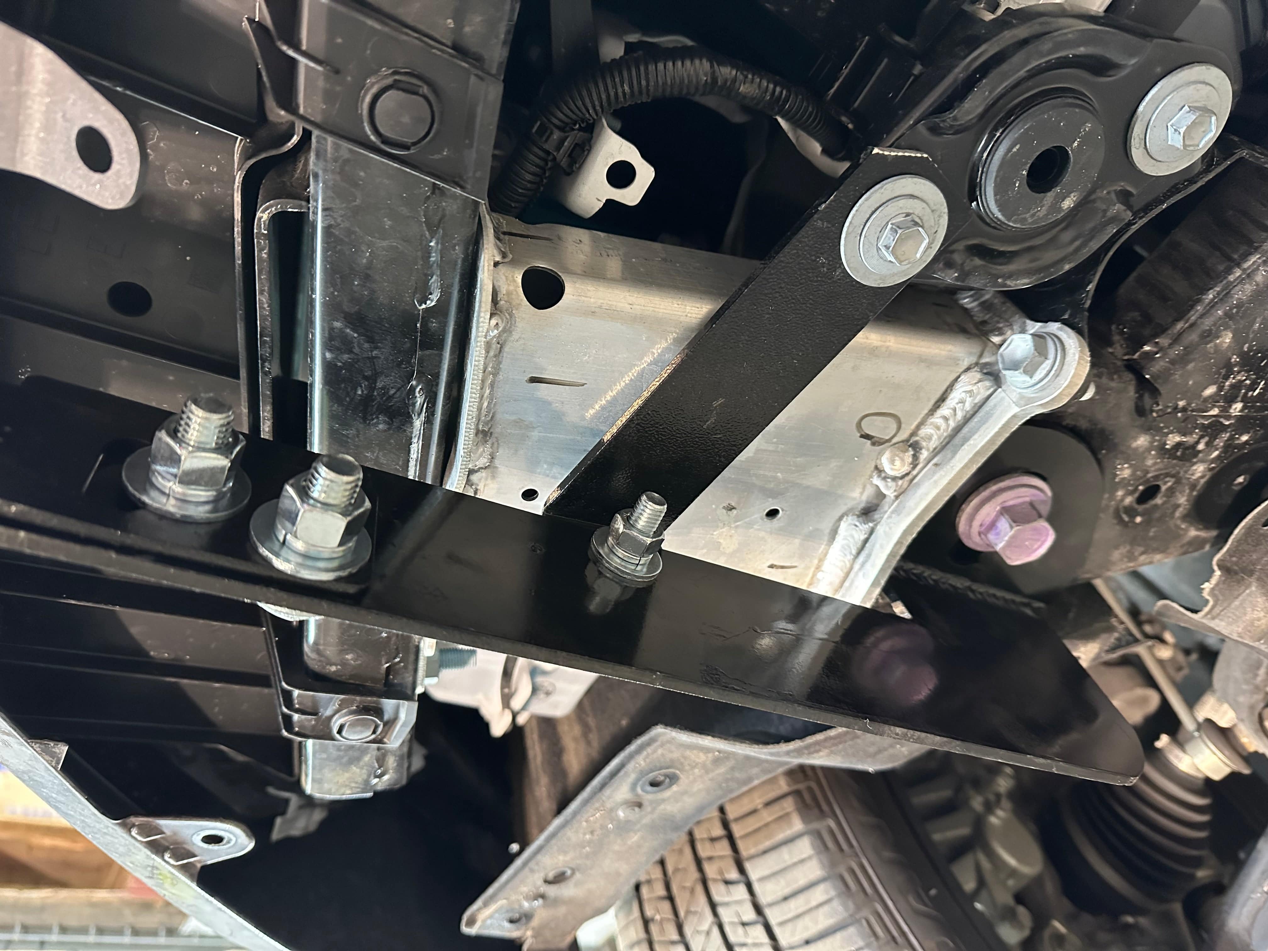 fits Toyota BZ4X 2023-2025 Front Bull Bar with Skid Plate (DW6