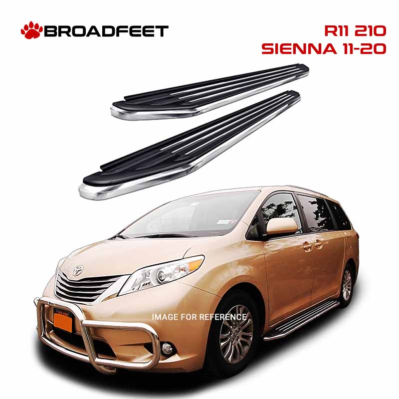 Running Boards R11 Series (RB210) fits Toyota Sienna 2011-2020 - Broadfeet