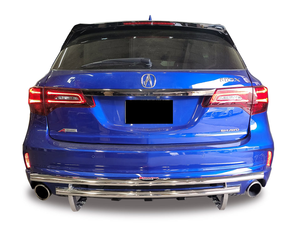 Rear Double Layer (DL2) Bumper Guard fits Acura MDX 2014-2021 - Broadfeet