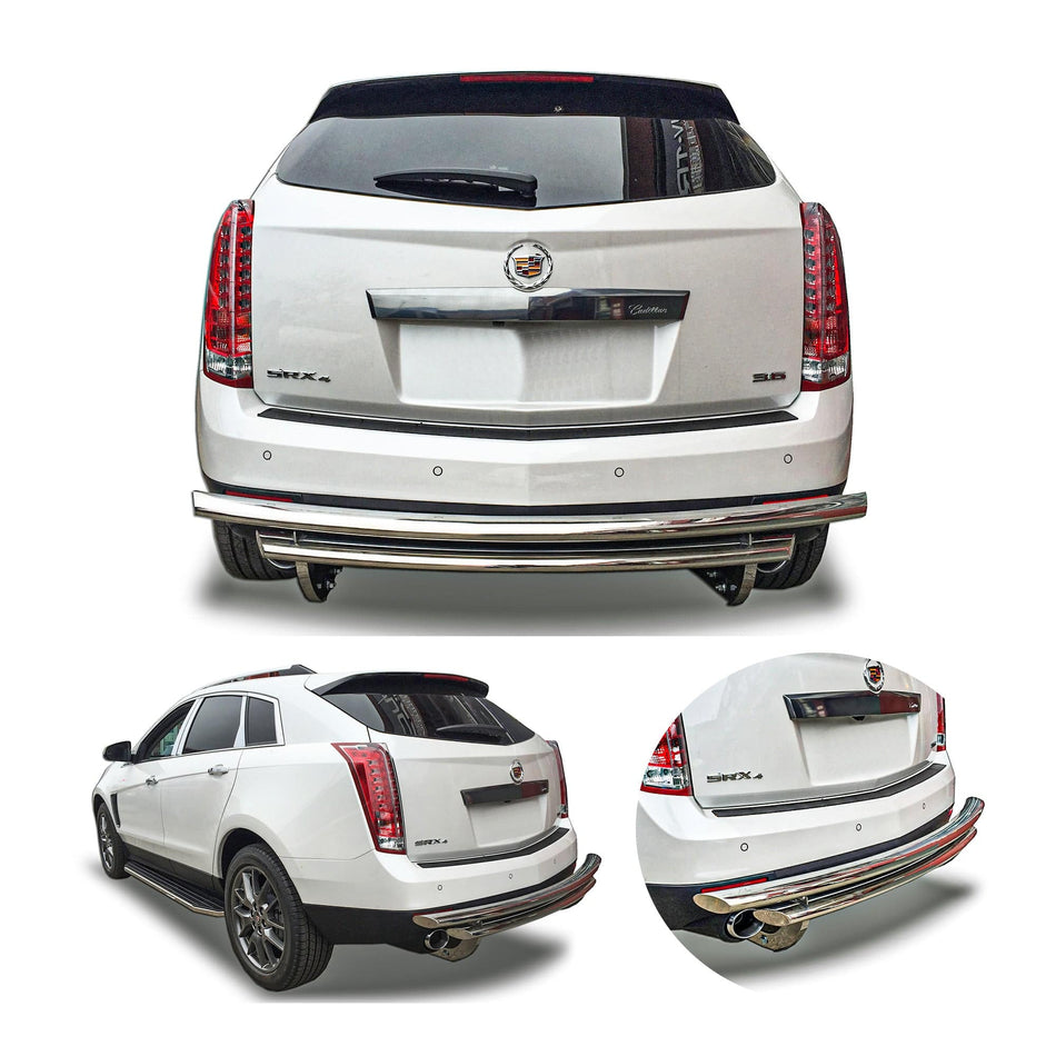 Rear Double Layer (DL2) Bumper Guard fits Cadillac SRX 2010-2016 - Broadfeet