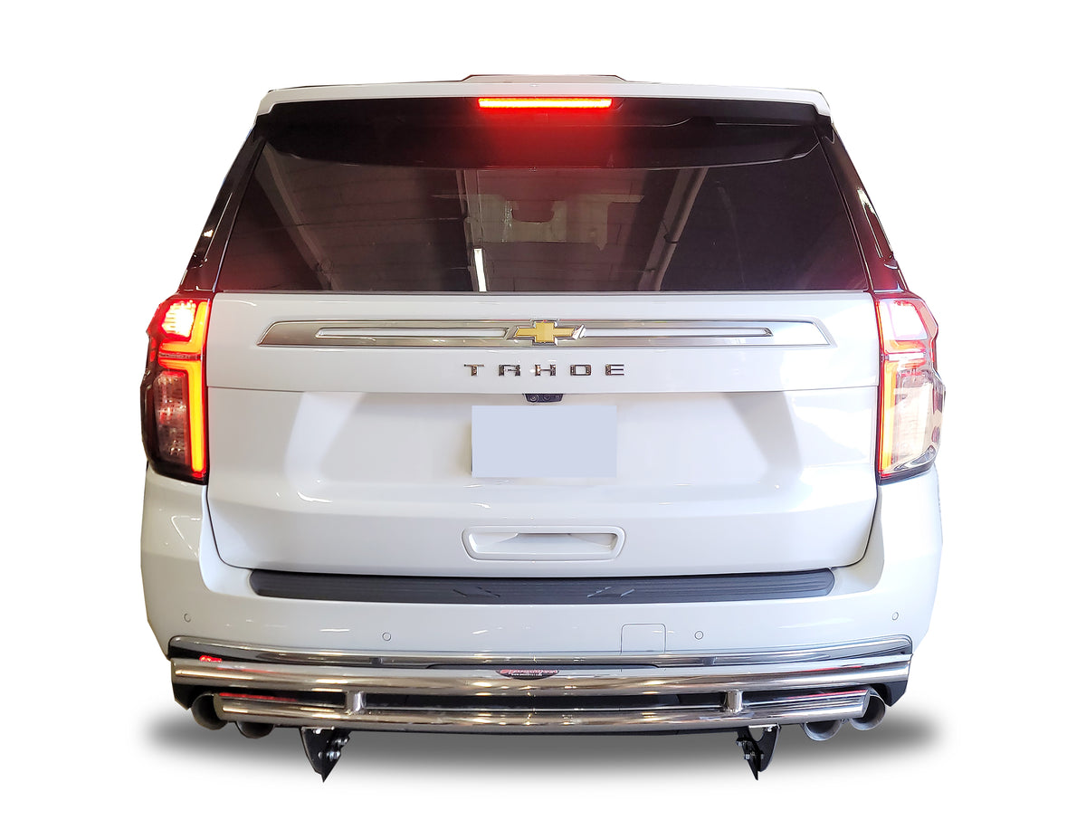 Rear Double Layer (DL13) Bumper Guard fits Chevrolet Tahoe 2021-2024 - Broadfeet