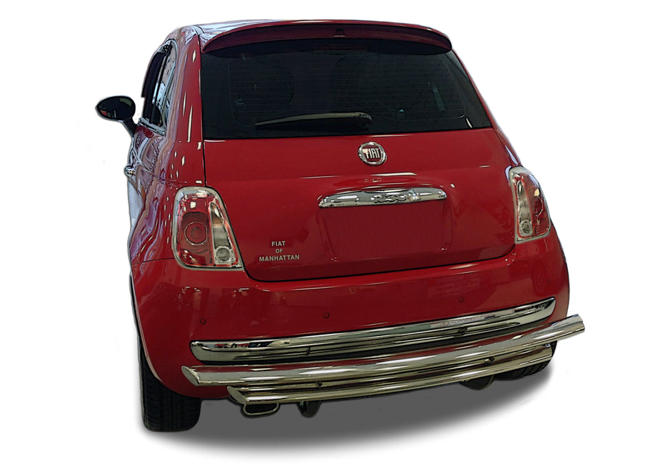 Rear Double Layer Bumper Guard fits Fiat500 2012-2019 - Broadfeet