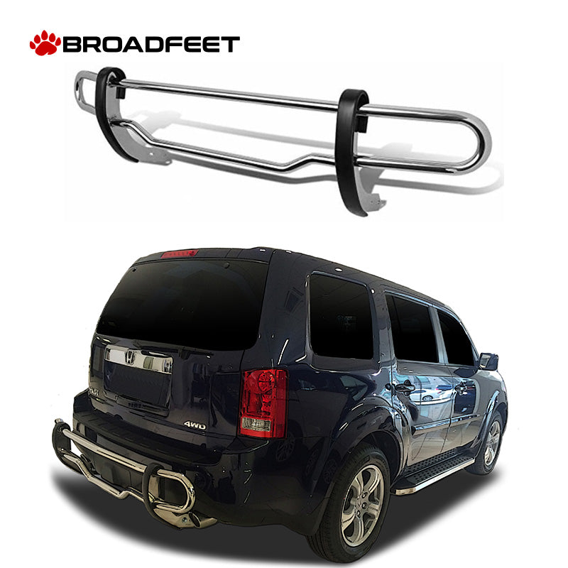 Rear Double Pipe (DP290) Bumper Guard Stainless Steel fit Honda