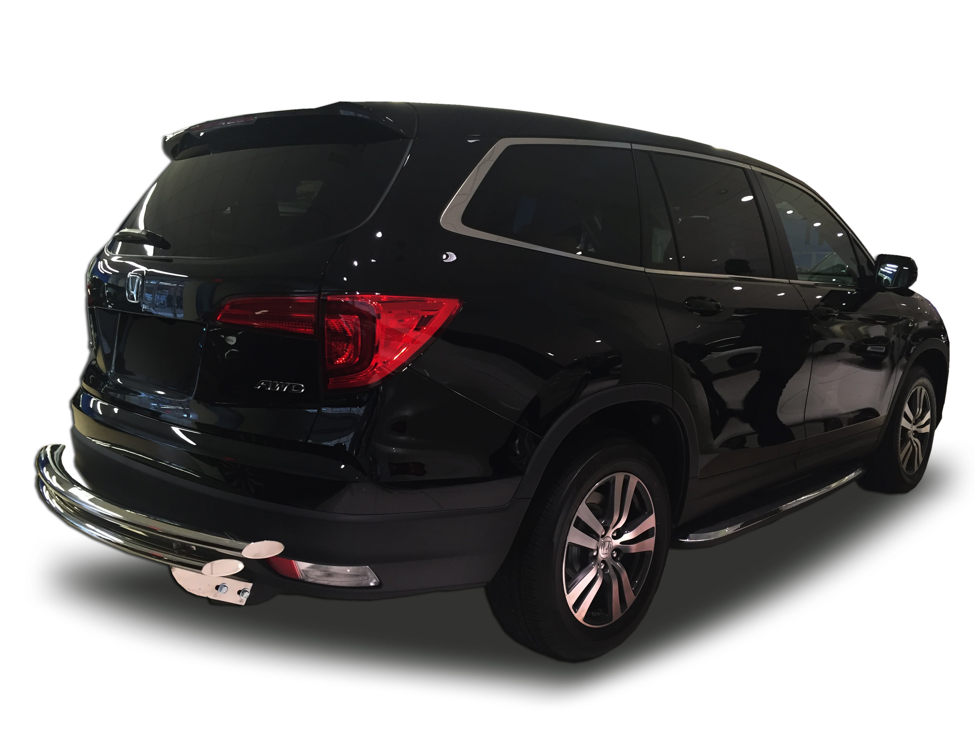 Rear Double Layer (DL12) Bumper Guard fits Honda Pilot 2016-2025 - Broadfeet