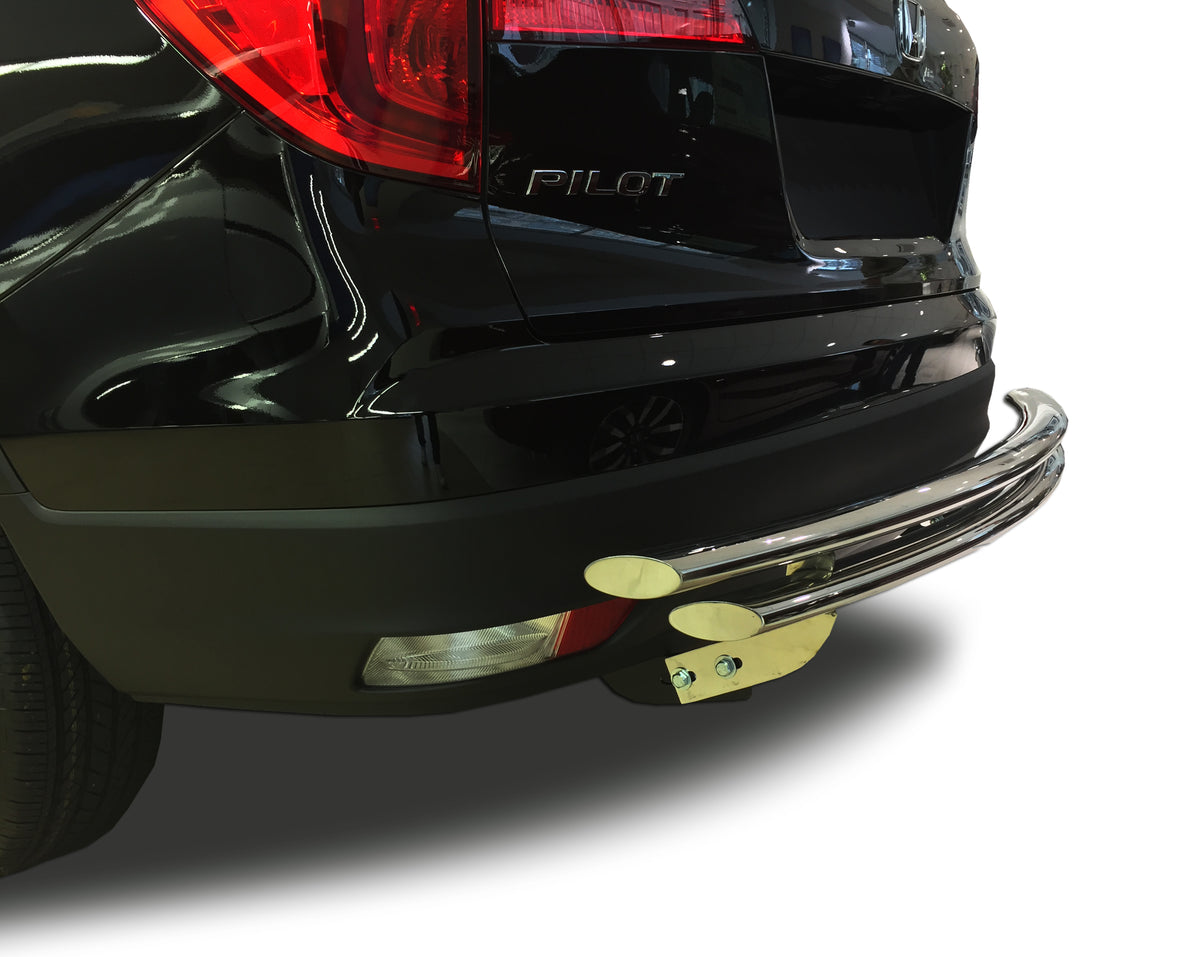 Rear Double Layer (DL12) Bumper Guard fits Honda Pilot 2016-2025 - Broadfeet