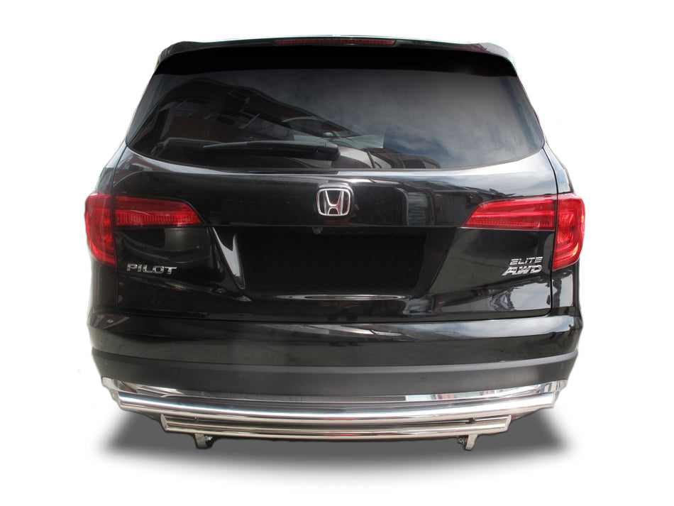 Rear Double Layer (DL12) Bumper Guard fits Honda Pilot 2016-2025 - Broadfeet