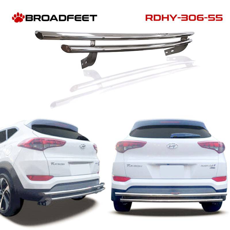 Rear Double Layer (DL306) Bumper Guard fits Hyundai Tucson 2016-2021 - Broadfeet