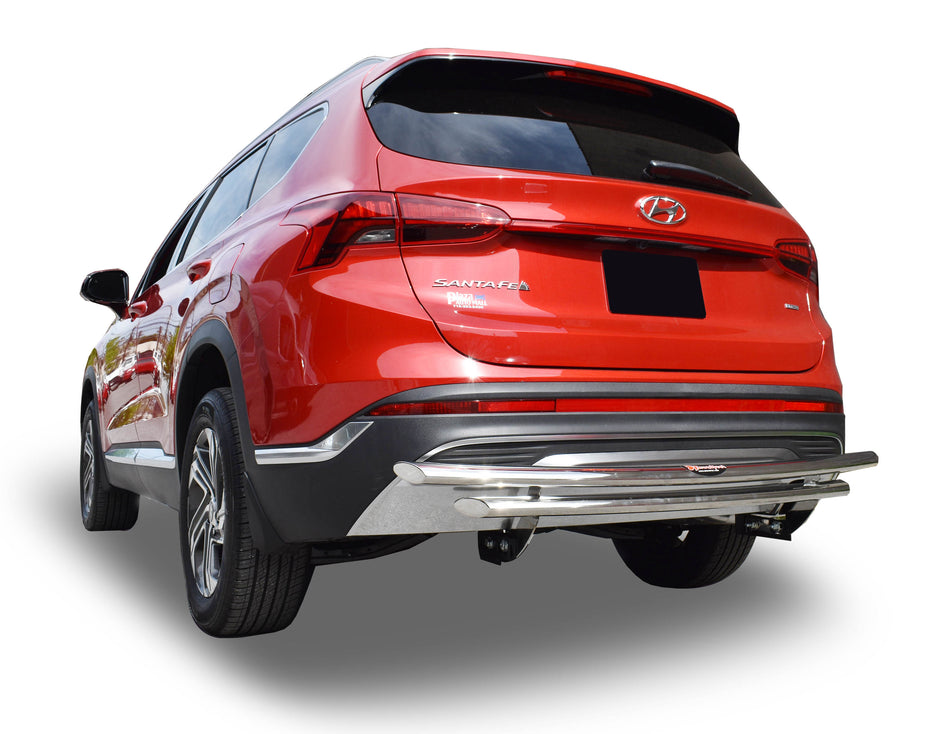 Rear Double Layer Bumper Guard (DL13) fits Hyundai Santa FE 2022-2024
