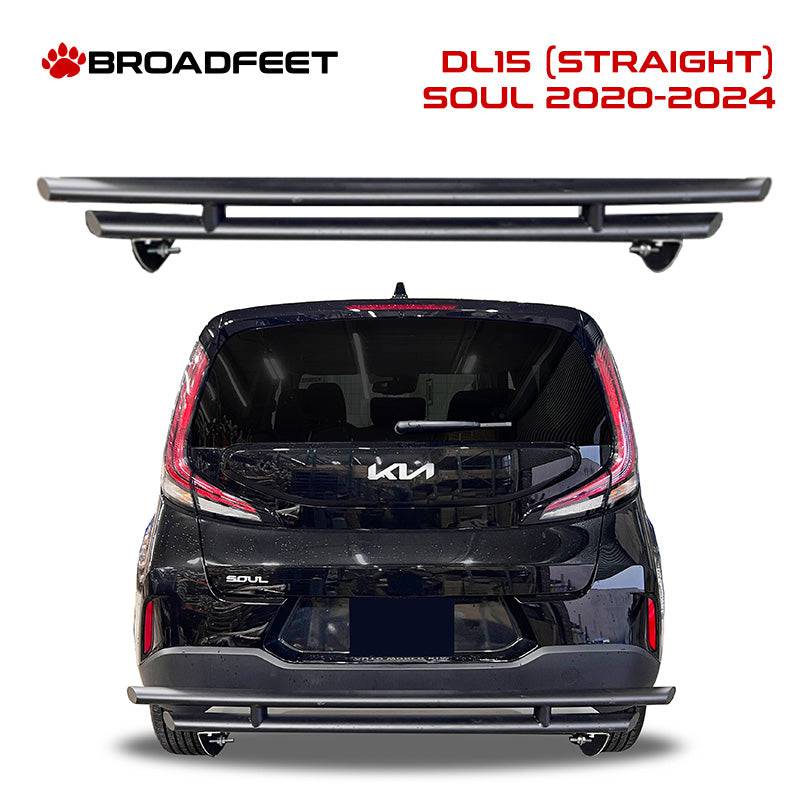 Rear Double Layer (DL15) Bumper Guard fits Kia Soul 2020-2024 - Broadfeet