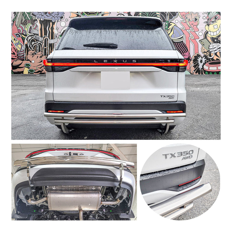Rear Double Layer (DL534) Bumper Guard fits Lexus TX350 2024-2025