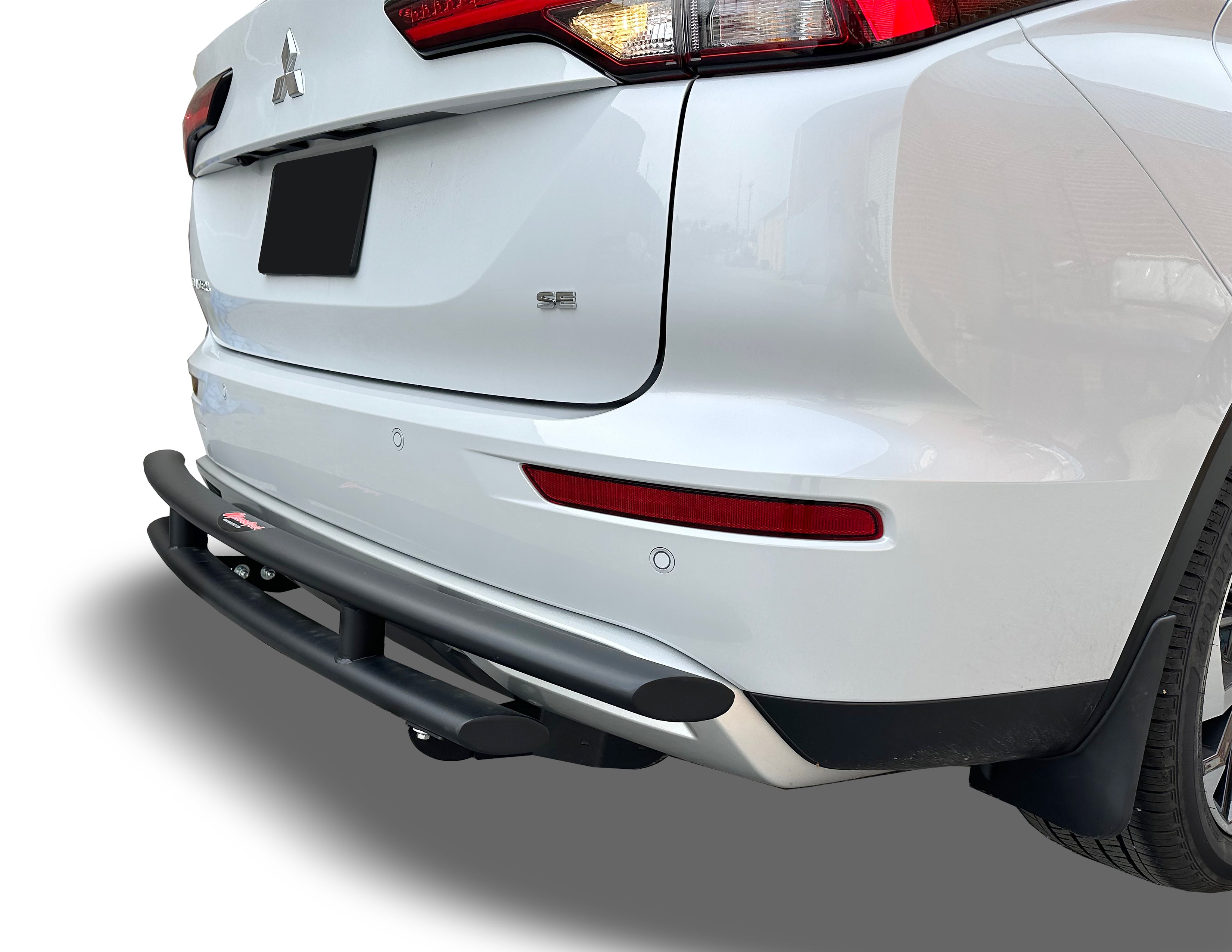 Protection Pare-chocs Arrière Acier Inoxydable Pour Mitsubishi Outlander 2022-2025 - Adhésif 3M - Anti-rayures - 10